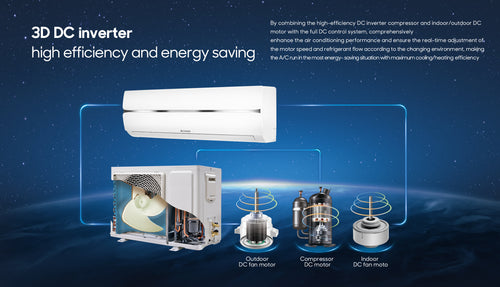CHIGO Split-Klimaanlage  Inverter, 3,5 kW - 12.000 BTU